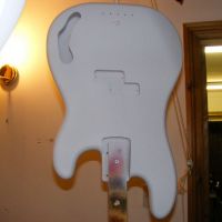 P bass body primed ready for candy apple red&nbsp;&copy;&nbsp;2026&nbsp;Guitar Angel