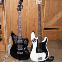 Fender Jaguar special and Squier Precision bass&nbsp;&copy;&nbsp;2026&nbsp;Guitar Angel