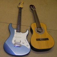 Yamaha Pacifica and 3/4 classical&nbsp;&copy;&nbsp;2026&nbsp;Guitar Angel