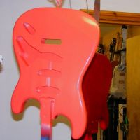 (fotoflame) Strat body Fiesta red nitro&nbsp;&copy;&nbsp;2026&nbsp;Guitar Angel