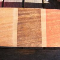 Testing Rothko and frost's grainfillers, natural, walnut and red &nbsp;&copy;&nbsp;2026&nbsp;Guitar Angel