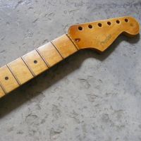 Fender Strat neck aged finish in tobacco tinted nitro&nbsp;&copy;&nbsp;2026&nbsp;Guitar Angel