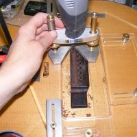 Aria sandpiper bridge and saddle mod&nbsp;&copy;&nbsp;2026&nbsp;Guitar Angel