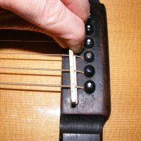 Aria sandpiper bridge and saddle mod&nbsp;&copy;&nbsp;2026&nbsp;Guitar Angel