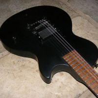 Epiphone Les Paul gothic, 1 EMG 81 pickup conversion&nbsp;&copy;&nbsp;2026&nbsp;Guitar Angel
