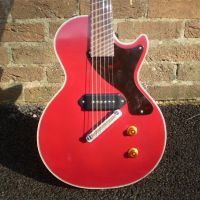 Fanned Fret Les Paul, purfling, binding and candy apple red nitro&nbsp;&copy;&nbsp;2026&nbsp;Guitar Angel